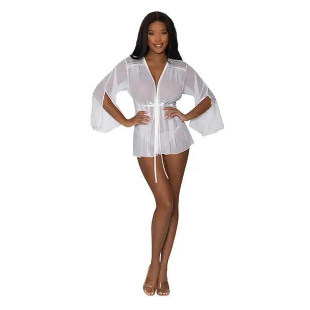 Magic Silk Modern Romance Short Robe Black LXL Magic Silk Anal