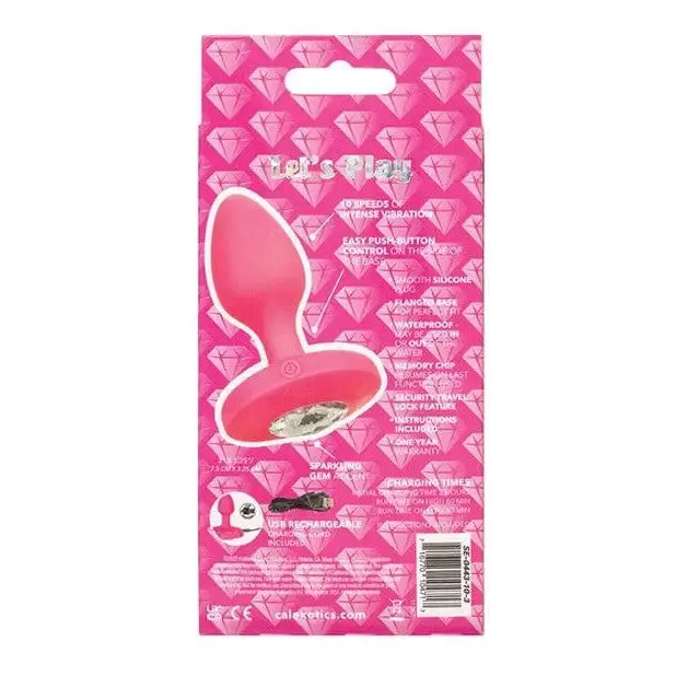 Male Sex Toys CalExotics Cheeky Gems Medium Rechargeable Vibrating Probe Pink Male Sex Toys CalExotics Cheeky Gems Medium Rechargeable Vibrating Probe Pink