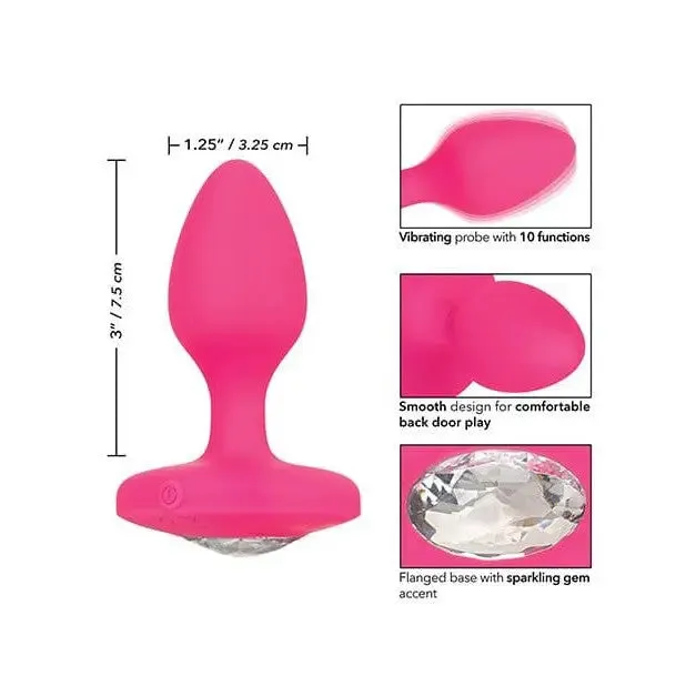 Male Sex Toys CalExotics Cheeky Gems Medium Rechargeable Vibrating Probe Pink Male Sex Toys CalExotics Cheeky Gems Medium Rechargeable Vibrating Probe Pink