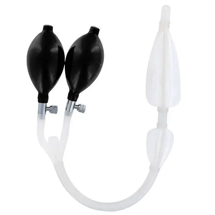 Male Sex Toys CleanStream CleanStream Silicone Anal Catheter with Bulbs Male Sex Toys CleanStream CleanStream Silicone Anal Catheter with Bulbs