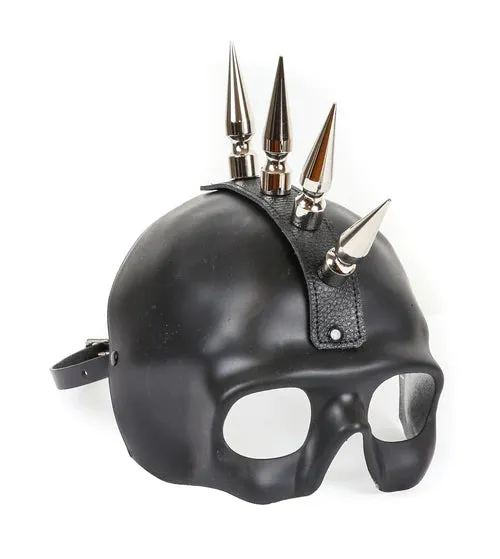 Male Sex Toys HonourSkintwocom Skull Mask with Spikes One Size