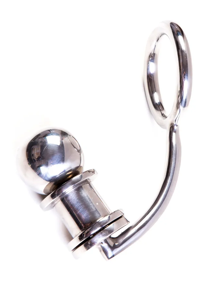 Male Sex Toys HonourSkintwocom Steel Butt Plug Cock Ring