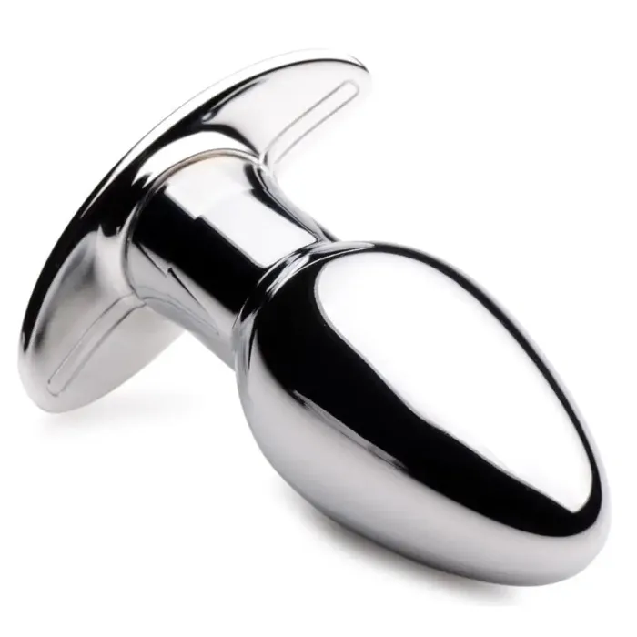 Male Sex Toys Master Series Chrome Blast 7x Rechargeable Butt Plug With Remote Control