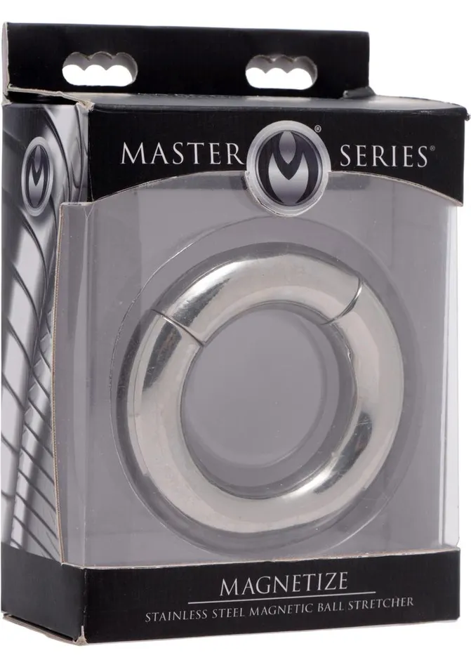 Male Sex Toys Master Series Magnetize Stainless Steel Magnetic Ball Stretcher Master Series Male Sex Toys Master Series Magnetize Stainless Steel Magnetic Ball Stretcher Master Series