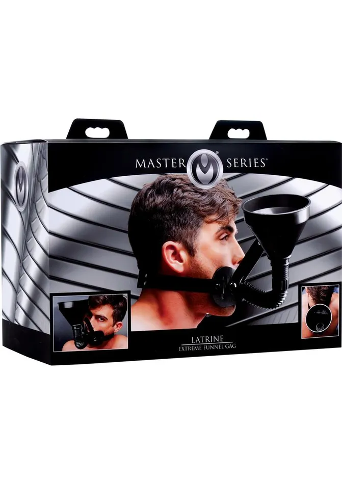 Male Sex Toys Master Series Master Series Latrine Extreme Funnel Gag
