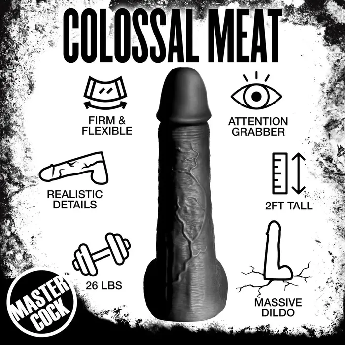 Master Cock Dildos Son of Moby Huge 2 Foot Tall Super Dildo