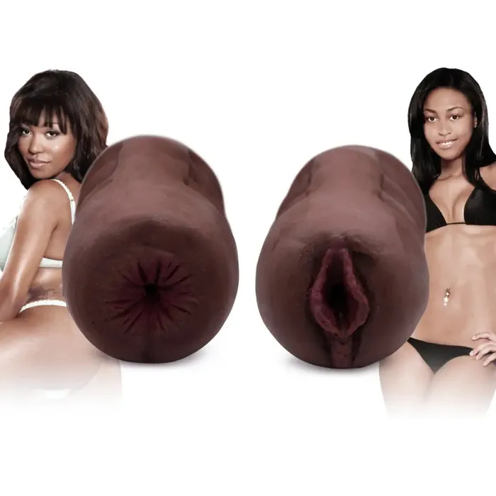Mistress Elina And Nadia Vibrating Double Stroker Curve Toys Male Sex Toys