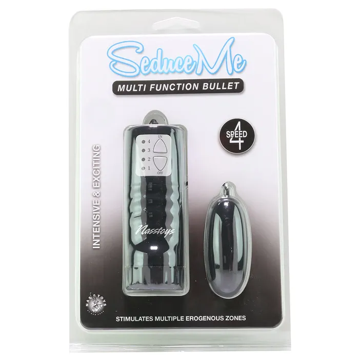 Nasstoys Vibrators Seduce Me Multi Function Bullet in Black Nasstoys Vibrators Seduce Me Multi Function Bullet in Black