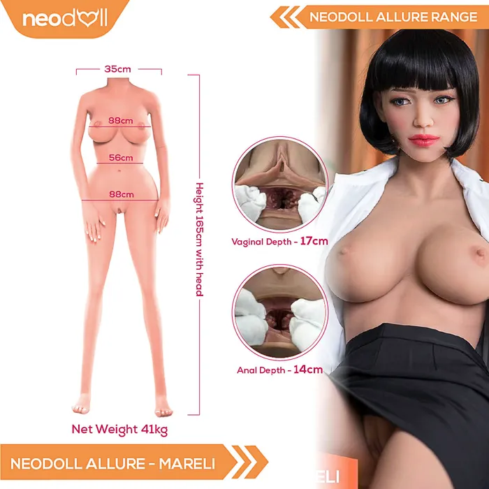 Neodoll Allure Mareli Realistic Sex Doll 165cm 6YE Doll Male Sex Toys