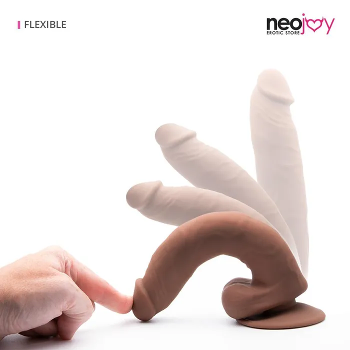 Neojoy Bigshot Silicon Realistic Dildo With Suction Cup Brown 235cm 93 inch Neojoy Female Sex Toys