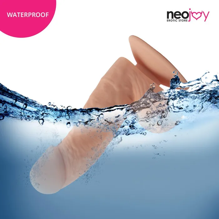 Neojoy Neojoy FillMeUp Dildo With StrapOn Dong Harness Flesh 19cm 75 inch Female Sex Toys