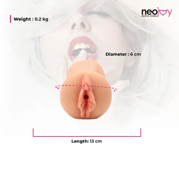 Neojoy Neojoy Realistic Open Lips Handheld Masturbator 02kg Skin Male Sex Toys