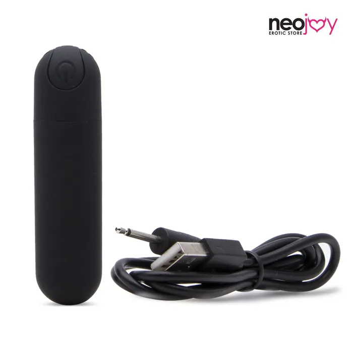 Neojoy Vibrators Neojoy Bullet Love Vibrator USB Rechargable 10 Speed Function Black Neojoy Vibrators Neojoy Bullet Love Vibrator USB Rechargable 10 Speed Function Black