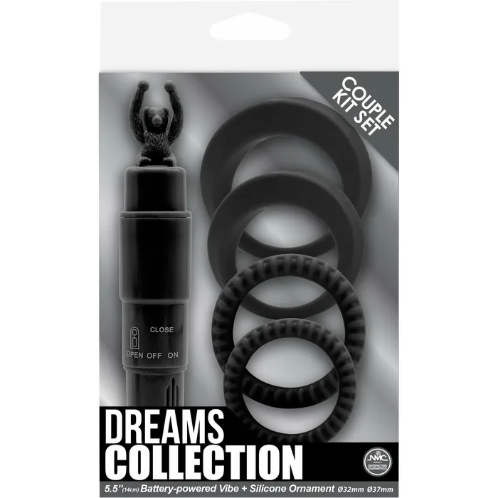 NMC Vibrators NMC Dreams Collection Couples Kit Vibrator Cock Rings
