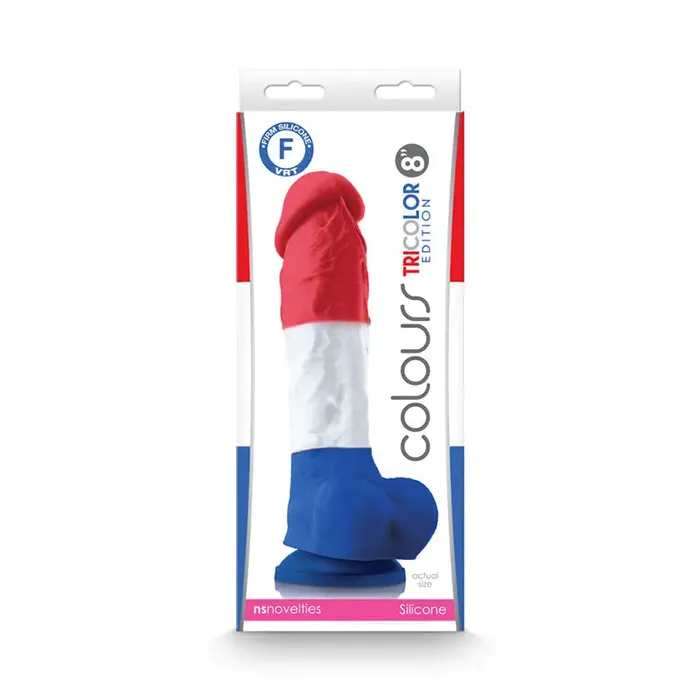 NS Novelties Dildos d Colours Pleasures Tricolo Dildo