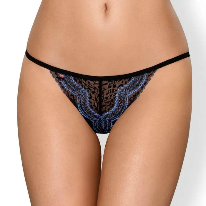 Obsessive Obsessive Sexy Lingerie 844 Thong Black Anal