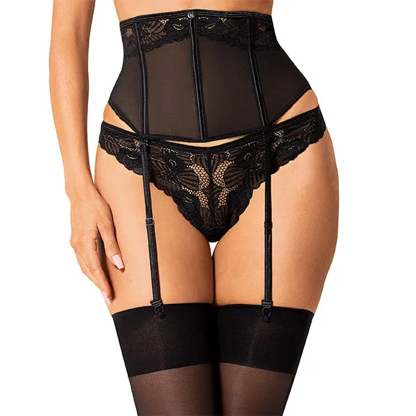 Obsessive Serena Love garter belt XL2XL Lucidtoys Male Sex Toys