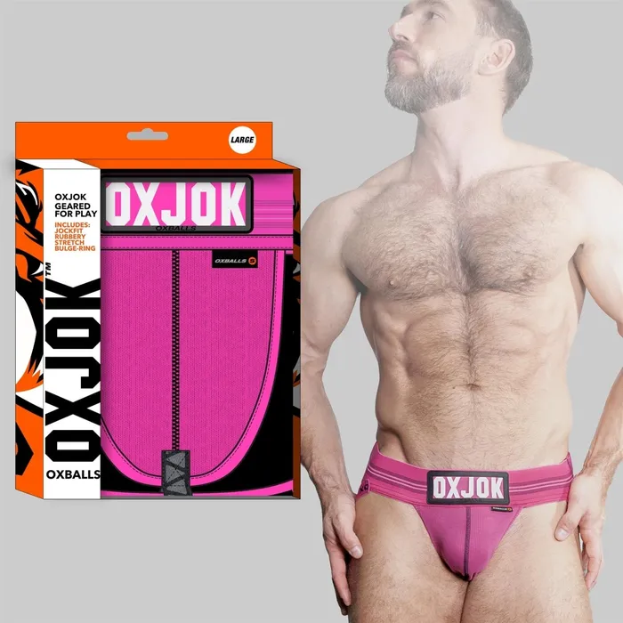 Oxballs OxJok Sling Jock Pink Sky Oxballs Vibrators