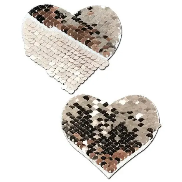 Pastease Anal Pastease Color Changing Flip Sequins Heart