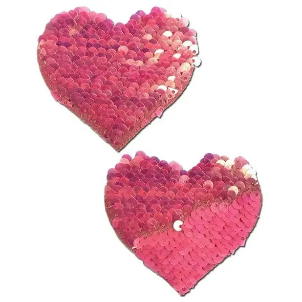Pastease Anal Pastease Color Changing Flip Sequins Heart