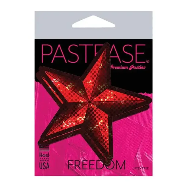 Pastease Premium Diamond Thom Disco Nautical Star Red Os Pastease Vibrators