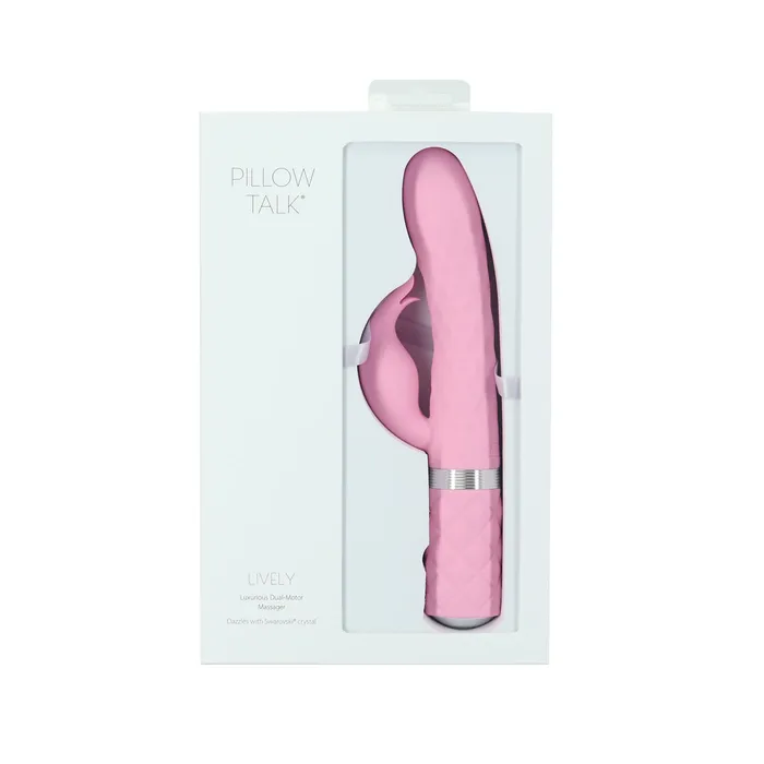 Pillow Talk Vibrators Pillow Talk Lively Luxurious DualMotor Massager Pink