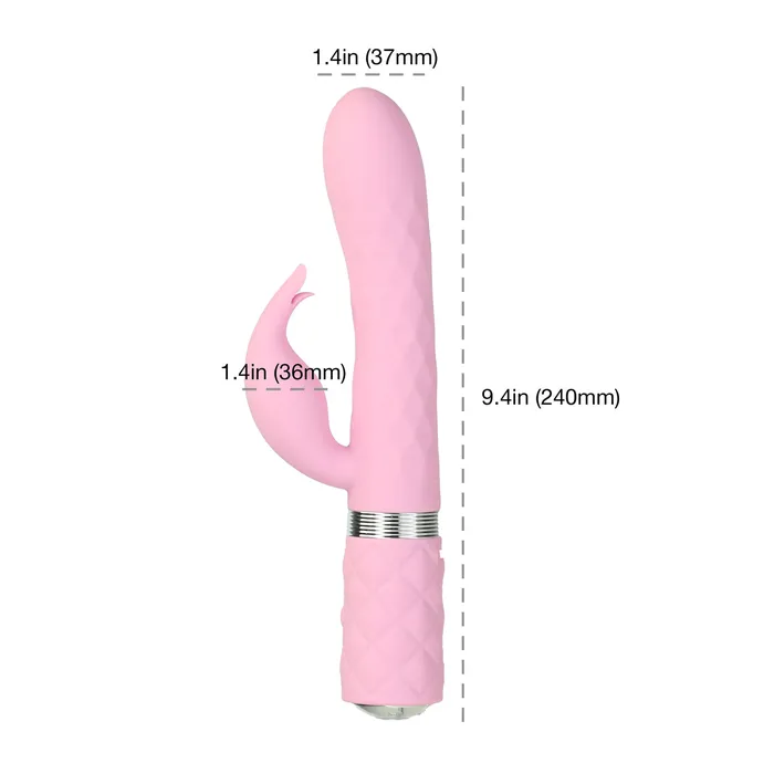 Pillow Talk Vibrators Pillow Talk Lively Luxurious DualMotor Massager Pink