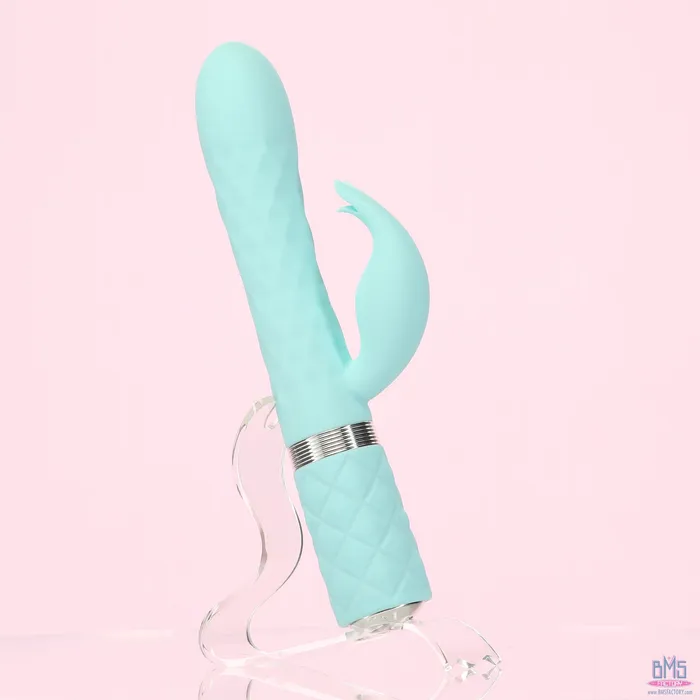 Pillow Talk Vibrators Pillow Talk Lively Luxurious DualMotor Massager Teal
