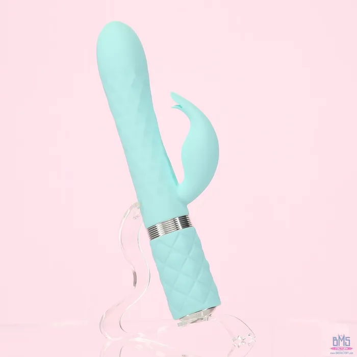 Pillow Talk Vibrators Pillow Talk Lively Luxurious DualMotor Massager Teal