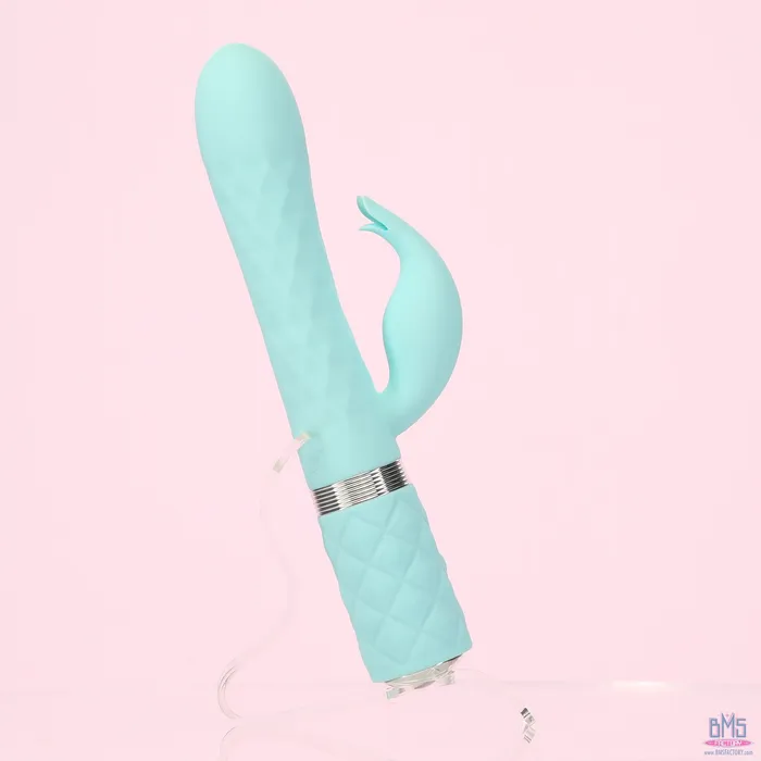 Pillow Talk Vibrators Pillow Talk Lively Luxurious DualMotor Massager Teal