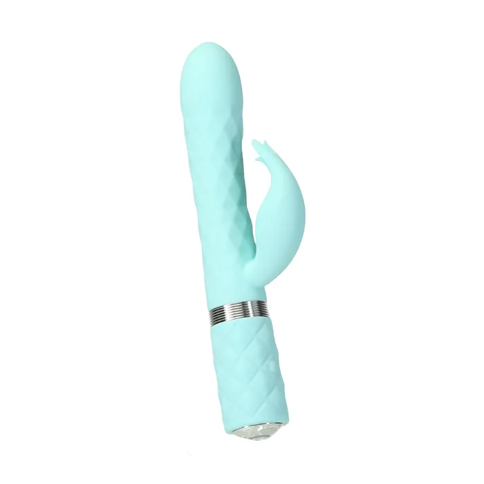 Pillow Talk Vibrators Pillow Talk Lively Luxurious DualMotor Massager Teal