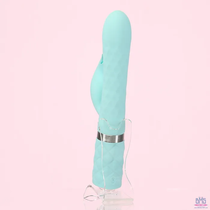 Pillow Talk Vibrators Pillow Talk Lively Luxurious DualMotor Massager Teal