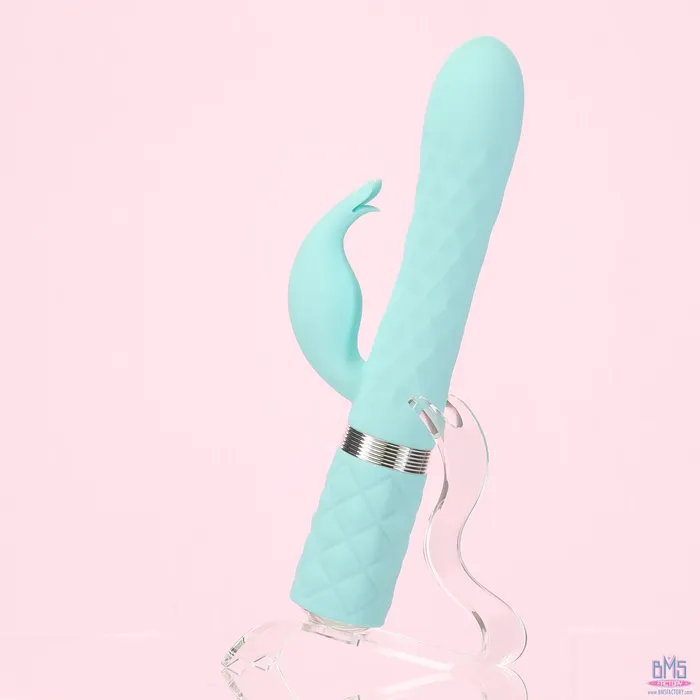 Pillow Talk Vibrators Pillow Talk Lively Luxurious DualMotor Massager Teal