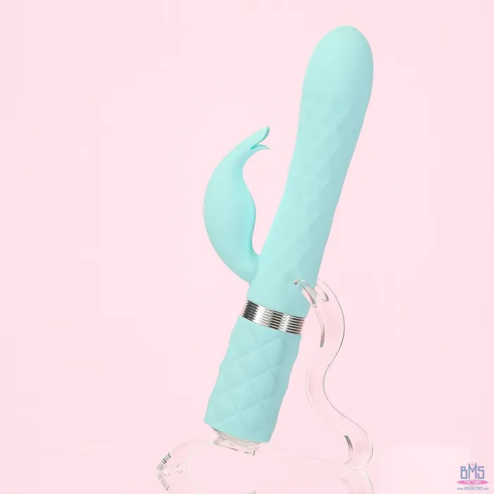 Pillow Talk Vibrators Pillow Talk Lively Luxurious DualMotor Massager Teal