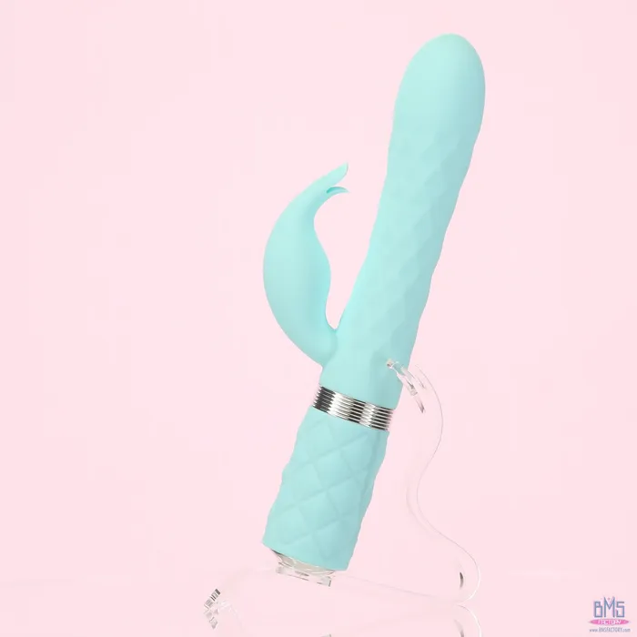 Pillow Talk Vibrators Pillow Talk Lively Luxurious DualMotor Massager Teal