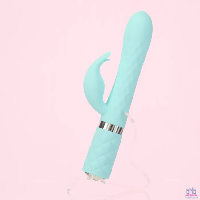 Pillow Talk Vibrators Pillow Talk Lively Luxurious DualMotor Massager Teal