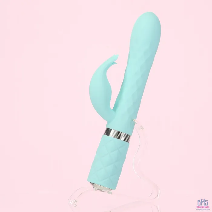 Pillow Talk Vibrators Pillow Talk Lively Luxurious DualMotor Massager Teal