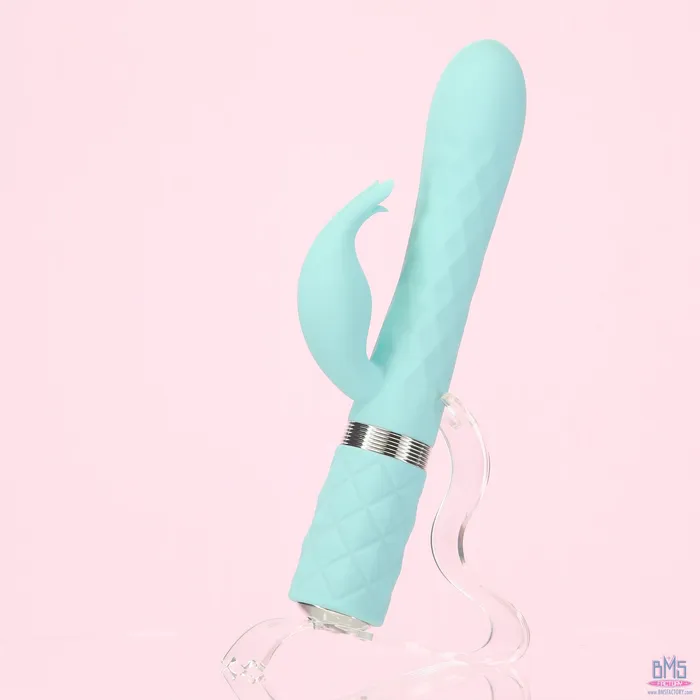 Pillow Talk Vibrators Pillow Talk Lively Luxurious DualMotor Massager Teal