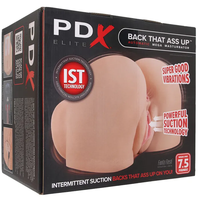 Pipedream PDX Elite Back That Ass Up Suction Masturbator in Light Male Sex Toys