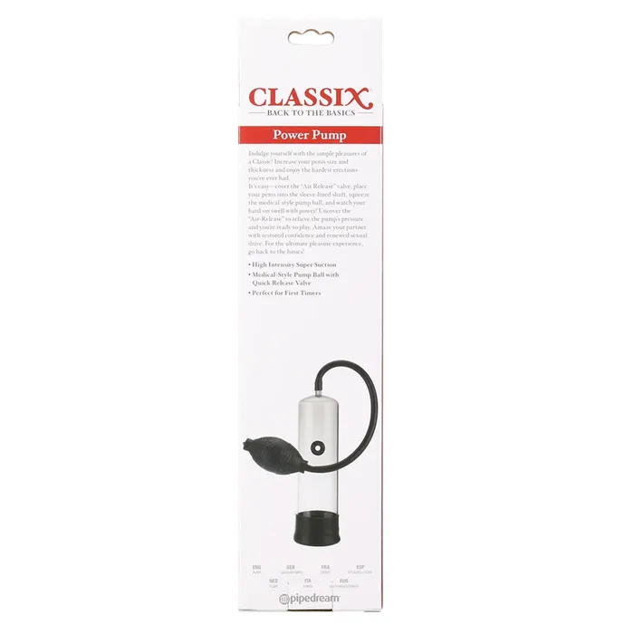 Pipedream Products Male Sex Toys Pipedream Products Classix Power Pump Pipedream Products Male Sex Toys Pipedream Products Classix Power Pump