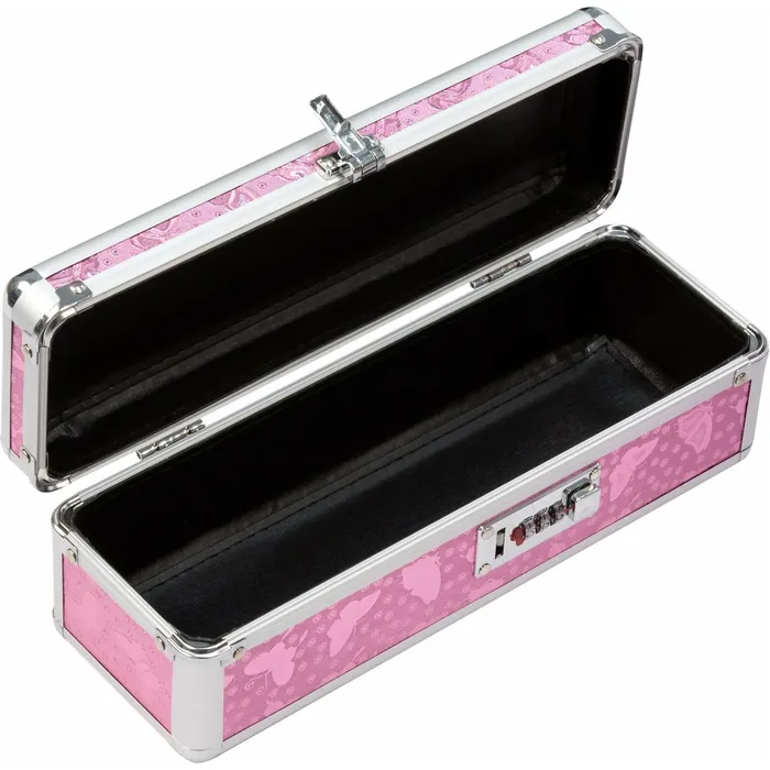PowerBullet Vibrators PowerBullet Simple and True Lockable Vibrator Case Pink PowerBullet Vibrators PowerBullet Simple and True Lockable Vibrator Case Pink