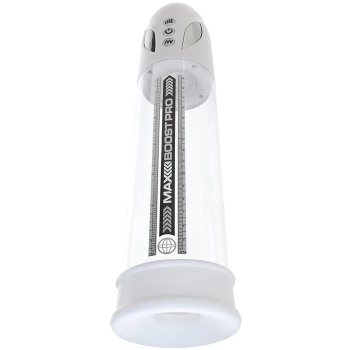 Pump Worx Max Boost Pro Flow Penis Pump in White Pipedream Male Sex Toys