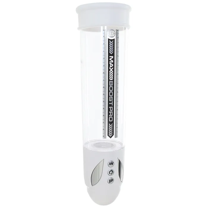 Pump Worx Max Boost Pro Flow Penis Pump in White Pipedream Male Sex Toys