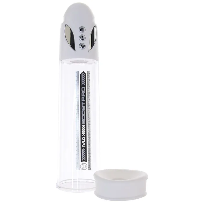 Pump Worx Max Boost Pro Flow Penis Pump in White Pipedream Male Sex Toys