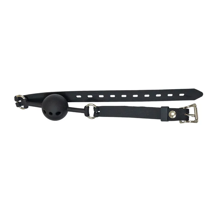 Punishment Anal Punishment Silicone Ball Gag Black