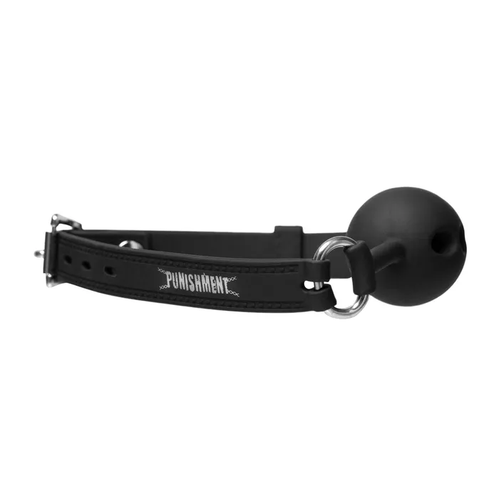 Punishment Anal Punishment Silicone Ball Gag Black