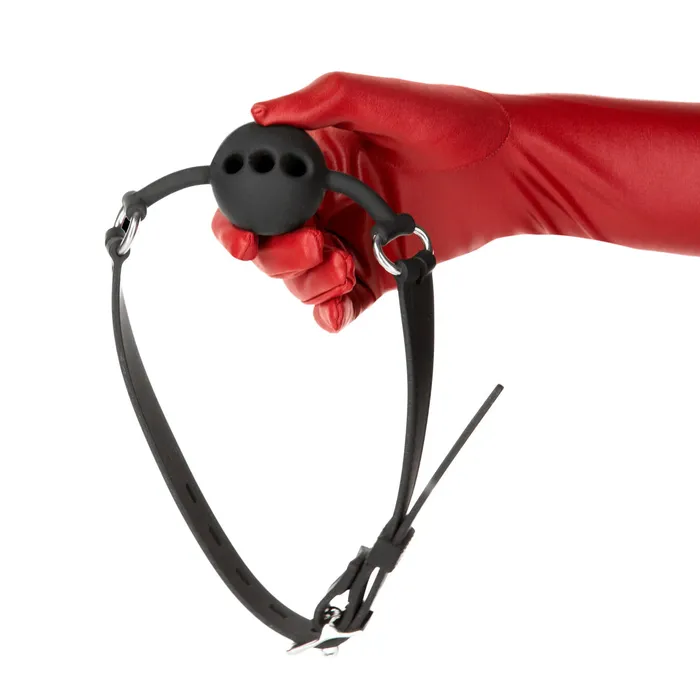 Punishment Anal Punishment Silicone Ball Gag Black