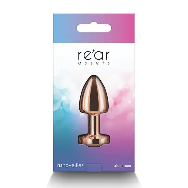 Rear Assets Petite Metal Anal Plug Rose GoldRainbow NS Novelties Anal Rear Assets Petite Metal Anal Plug Rose GoldRainbow NS Novelties Anal