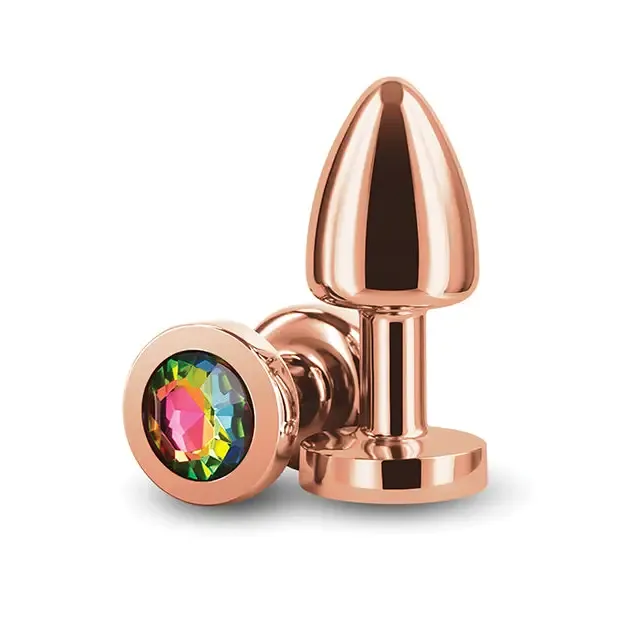 Rear Assets Petite Metal Anal Plug Rose GoldRainbow NS Novelties Anal Rear Assets Petite Metal Anal Plug Rose GoldRainbow NS Novelties Anal