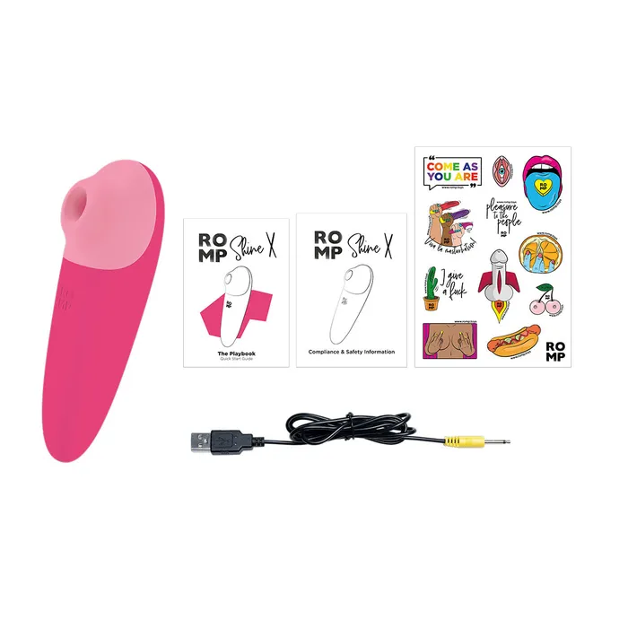 ROMP Vibrators ROMP Shine X Clitoral Stimulator Pink
